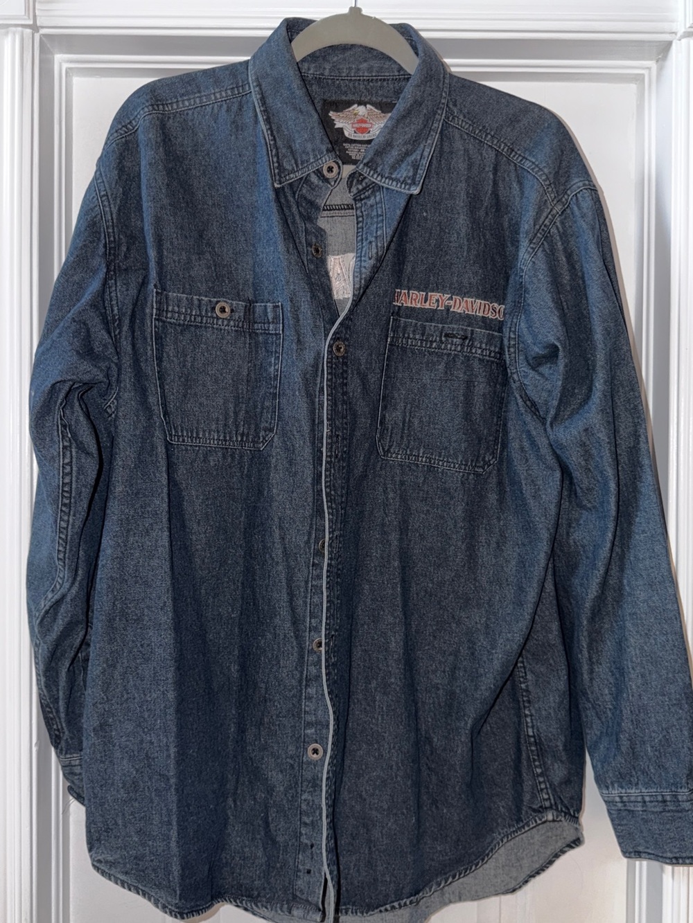 Harley-Davidson Oversized Denim Shirt Jacket